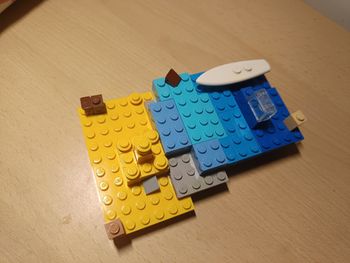 Lego - bloc de "plage" ⛱️🏖️🌊🏄🏽🏰🪵🪾