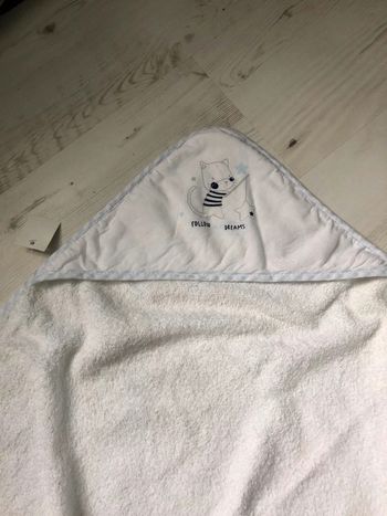 Sortie de bain neuve Grain de blé avec étiquette