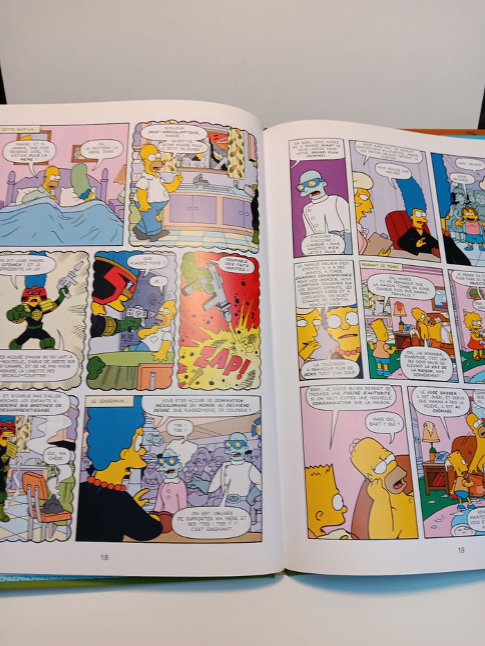 Livre Bande dessinée les Simpson Camping en délire - photo numéro 6