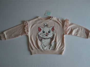 Sweat rose "Marie Disney" neuf avec étiquette Taille : 2 ans