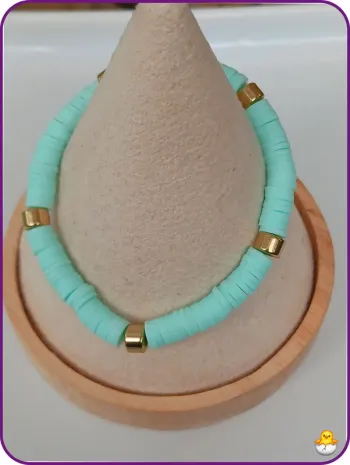 Bracelet perles Heishi – Tendance bohème été