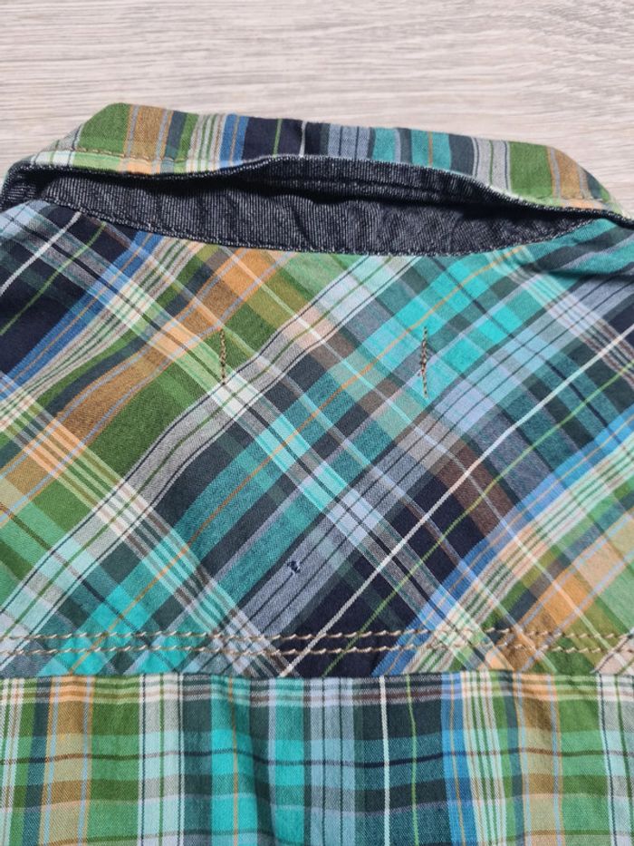 Chemise bleue à carreaux Catimini 6 ans - photo numéro 4