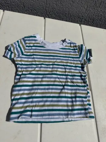 T shirt rayé taille 12/18 mois 86 cm