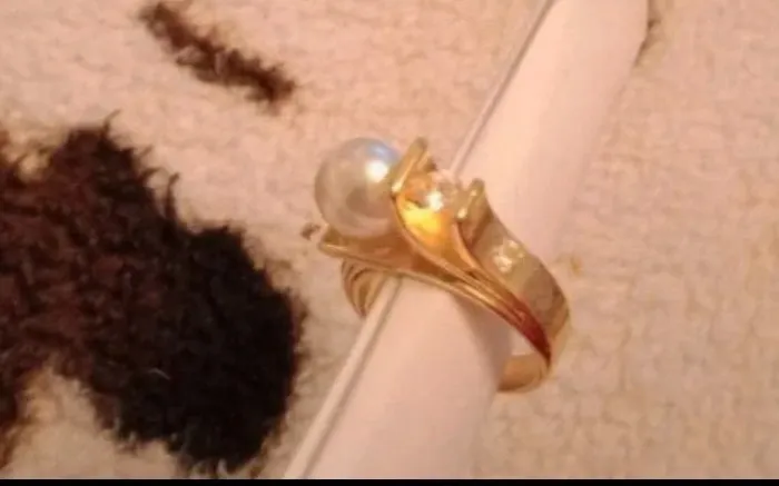 Bague élégante pierre synthétique et strass - photo numéro 2