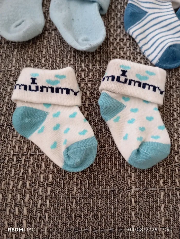 9 paire de chaussette nouveau-né - photo numéro 2
