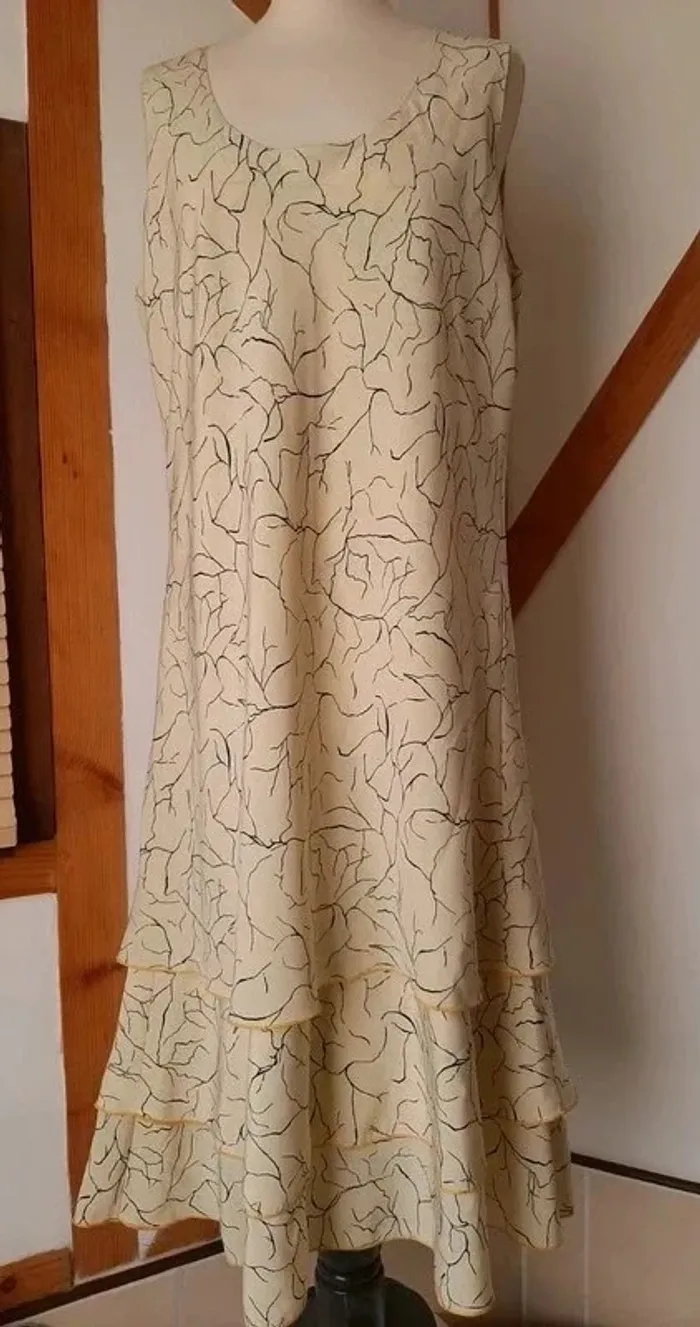 Ensemble robe tailleur jaune Taille 4/XXL Made in France 🇨🇵 - photo numéro 9