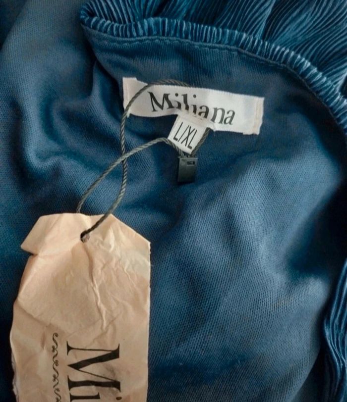 Robe longue décolleté bleu marine L-XL neuve avec étiquette - photo numéro 6