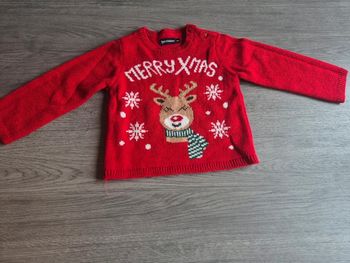 Pull de noël fille 24mois