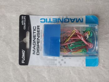 Lot de 100 trombones multicouleur