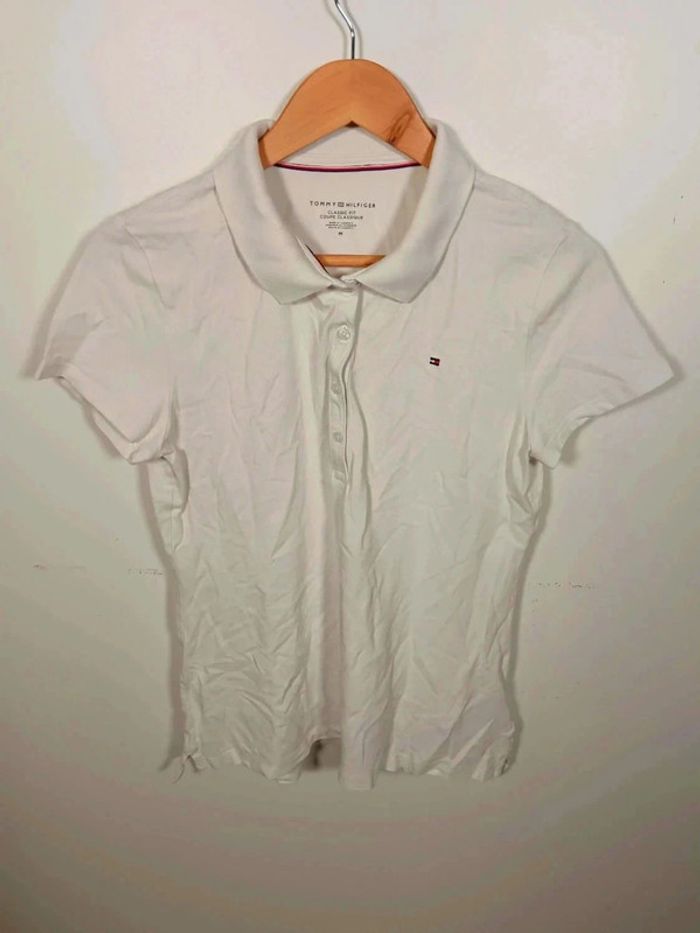 C14 polo blanc Tommy Hilfiger M