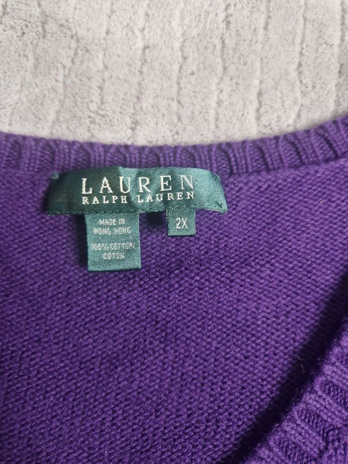 Pull Ralph Lauren violet - photo numéro 4