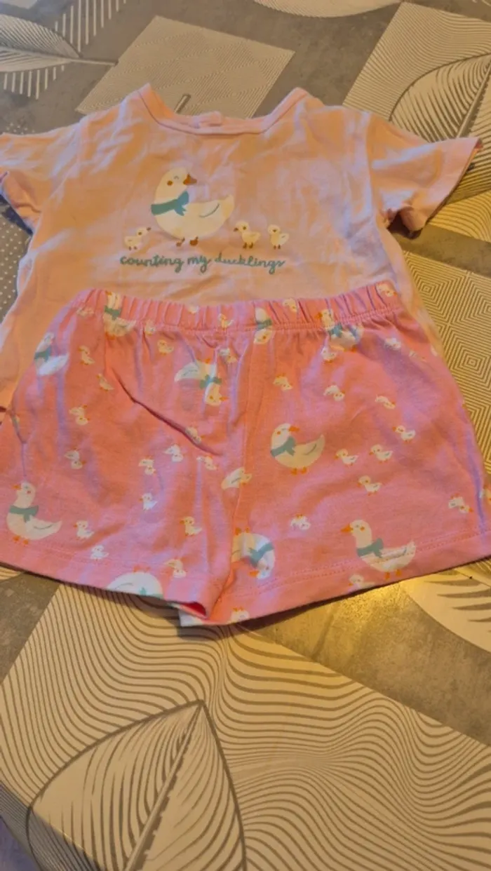 Pyjama short fille