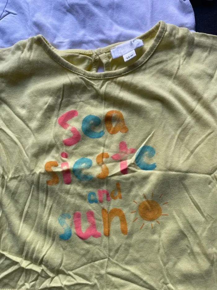 Lot 2 t shirts 12 mois - photo numéro 2