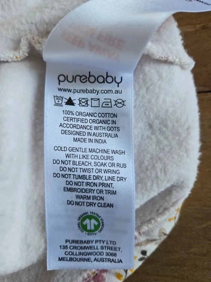 Robe hiver Purebaby 6-12 mois - photo numéro 4