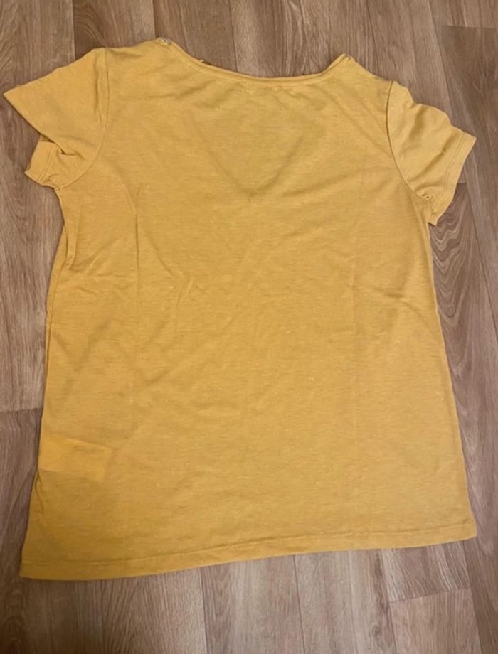 T-shirt Jaune moutarde femme M - photo numéro 2