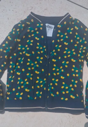 Petit bomber motif citron
