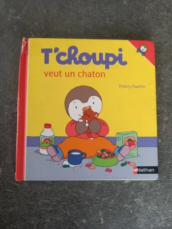 Livre T'choupi veut un chaton