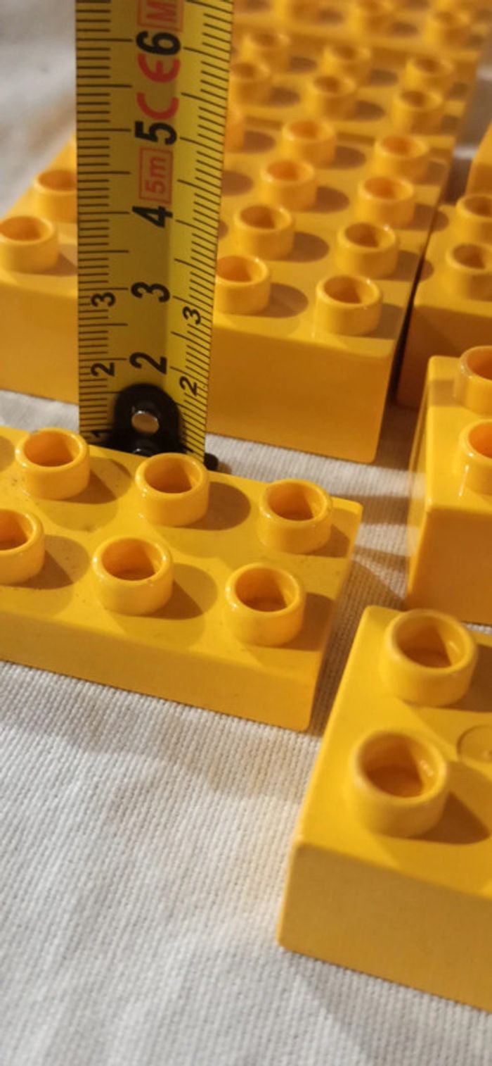Briques jaune de construction lego duplo - photo numéro 10