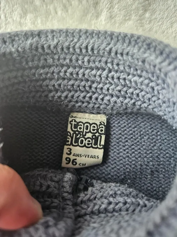 Gilet épais tape à l'œil 3 ans (96cm) - photo numéro 3
