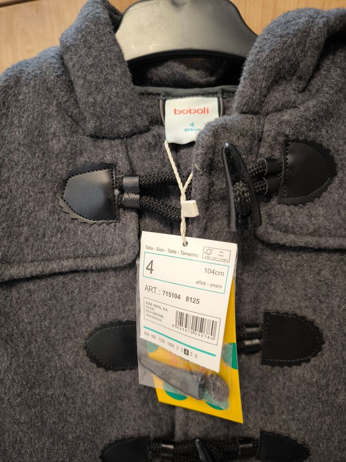 Duffle-coat garçon 4A - 5A - photo numéro 2