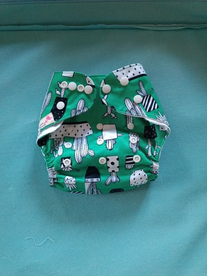 Couche lavable cactus Little Bloom 0-3A