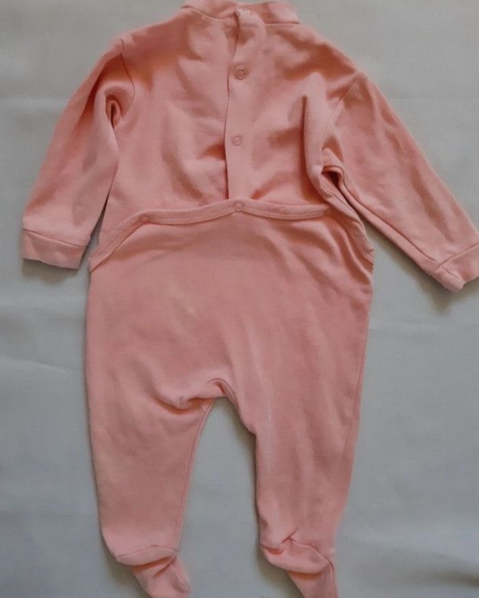 Lot de 2 pyjamas jaune et orange en coton - mi-saison / été - in extenso (6 mois) - photo numéro 9