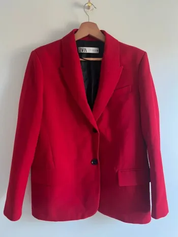 Blazer rouge Zara