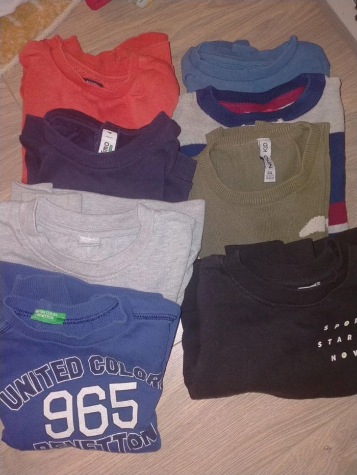 Lot pull garçon