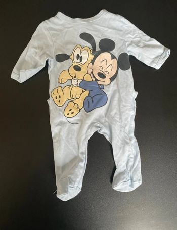 Pyjama manches longues - Disney - Mickey & pluto - 1 mois