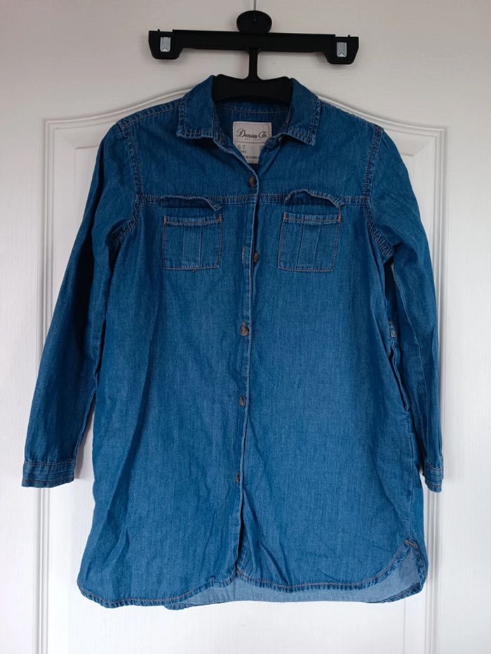 Robe chemise jean 7 ans