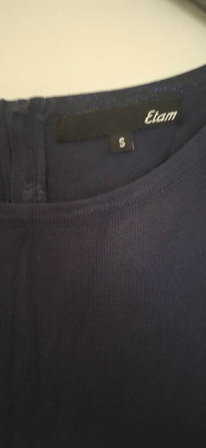 🌊 Haut Elam - Bleu Marine (Taille S) - photo numéro 3