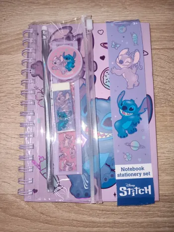 Set de papeterie Disney Stitch, carnet et accessoires