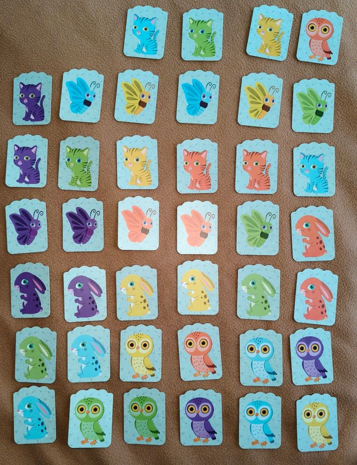 Jeu de cartes Djeco little match animaux 2 ans 1/2 - 5 ans - photo numéro 4