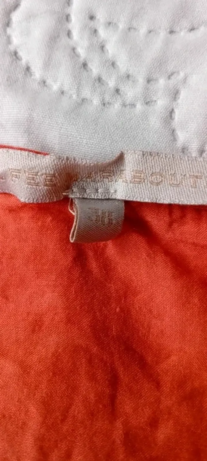 Blouse sans manches col avec boutons et volants avec soie corail femme - photo numéro 16
