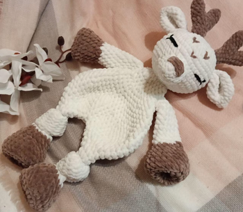 🦌🧸 Doudou renne au crochet 🧶✨
