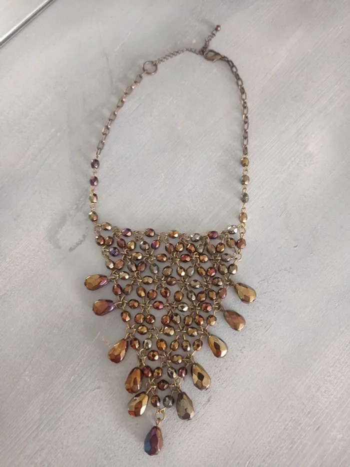 Collier de perles en cascade - photo numéro 3