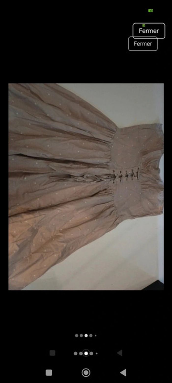 Robe femme Mais il est où le soleil taille 42 bustier noué sur le devant rétro vintage - photo numéro 3