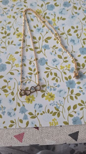 Collier 4 cœurs 💕 en acier inoxydable