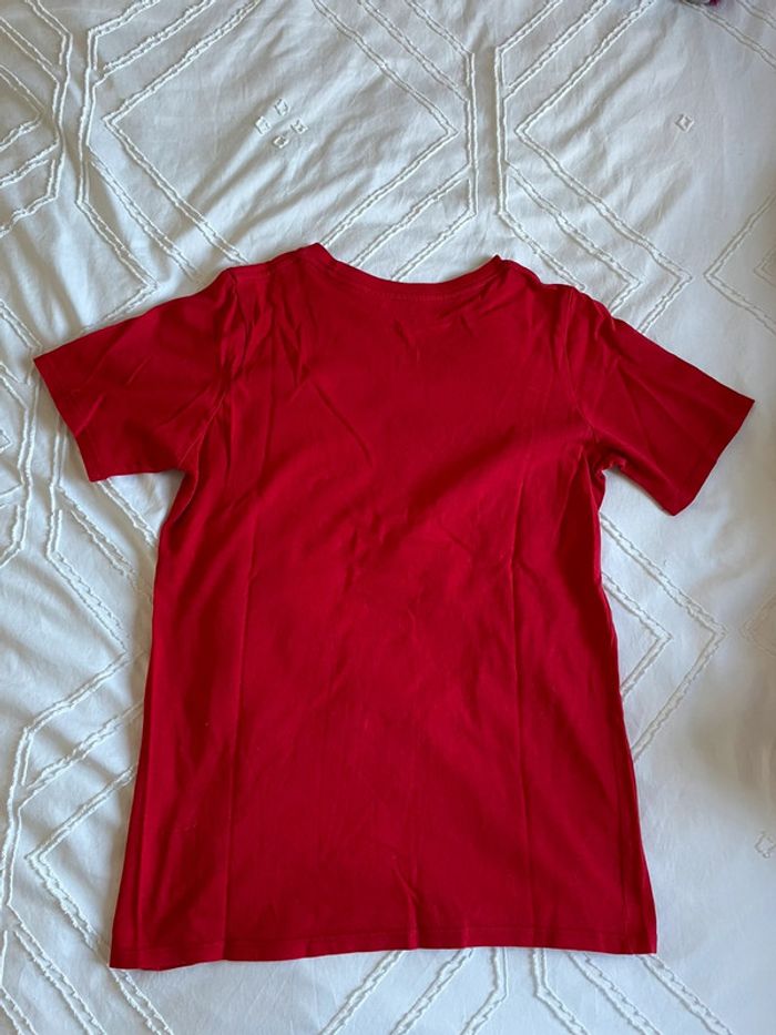 T-shirt Nike rouge logo blanc - photo numéro 3