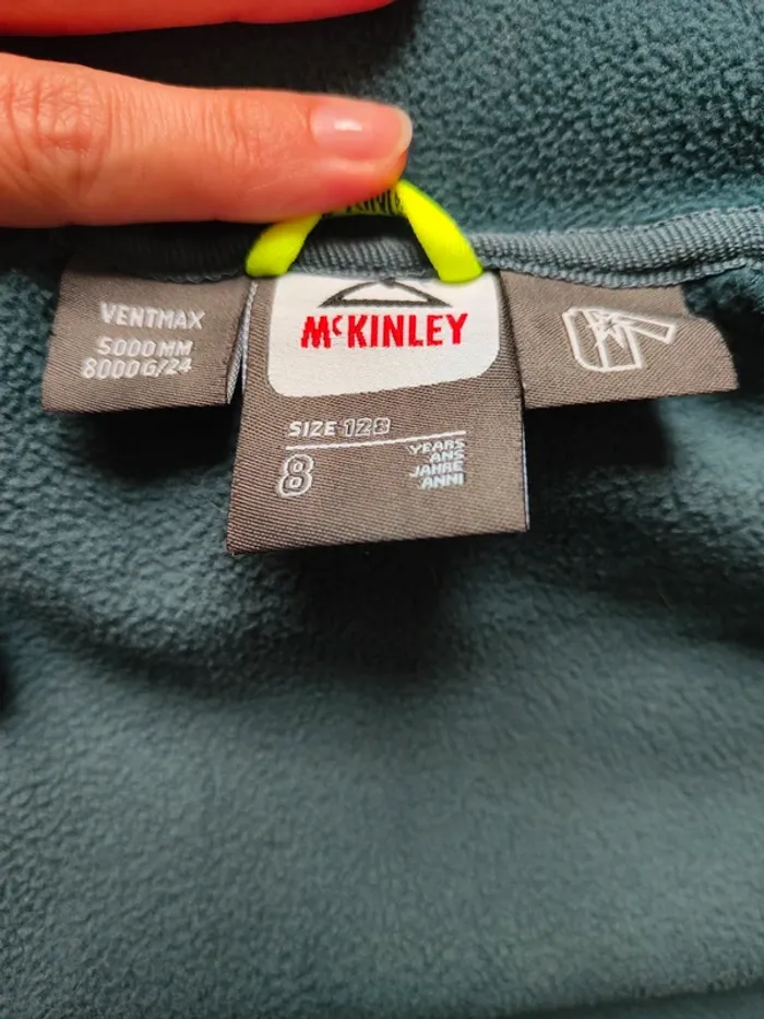 Manteau à capuche Mc Kinley 8 ans 128 cm - photo numéro 4