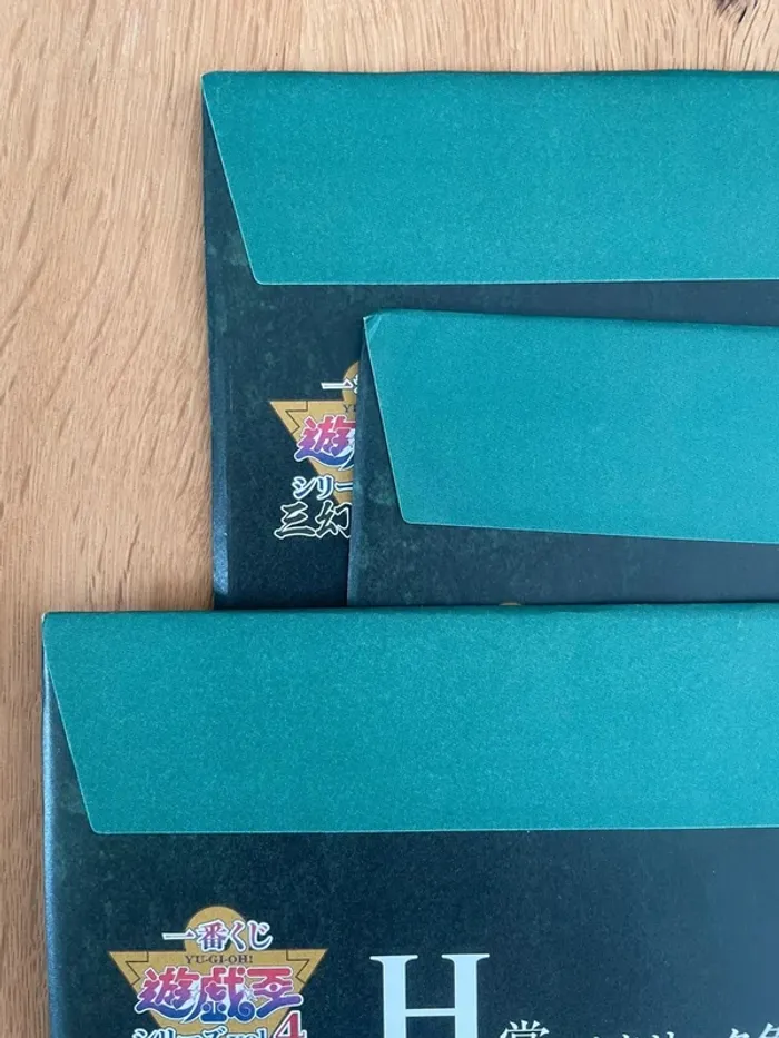 3 x Yu-Gi-Oh! Shikishi non ouvert Ichiban Kuji Vol. 4 Sangenshin Kengen 20×20 cm - photo numéro 5