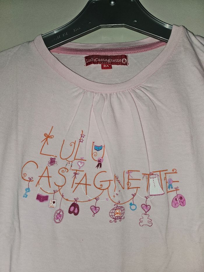 T-shirt rose Lulu Castagnette 6 ans - photo numéro 2