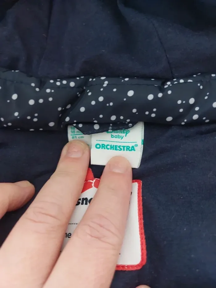 Veste sans manche minnie fille 18mois - photo numéro 3