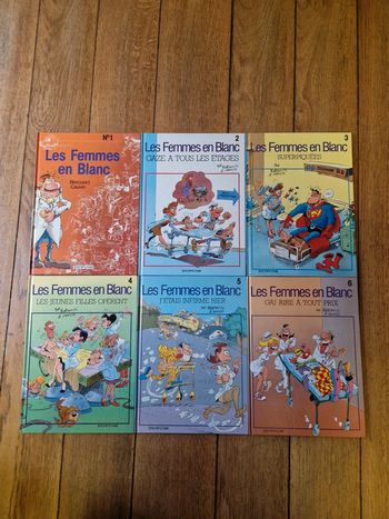 Lot de 6 bd les femmes en blanc 1 à 6