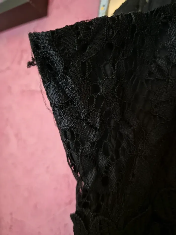Robe noir à motif - photo numéro 5
