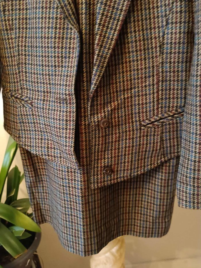 Ensemble tailleur et jupe tweed vintage taille 38 - photo numéro 2