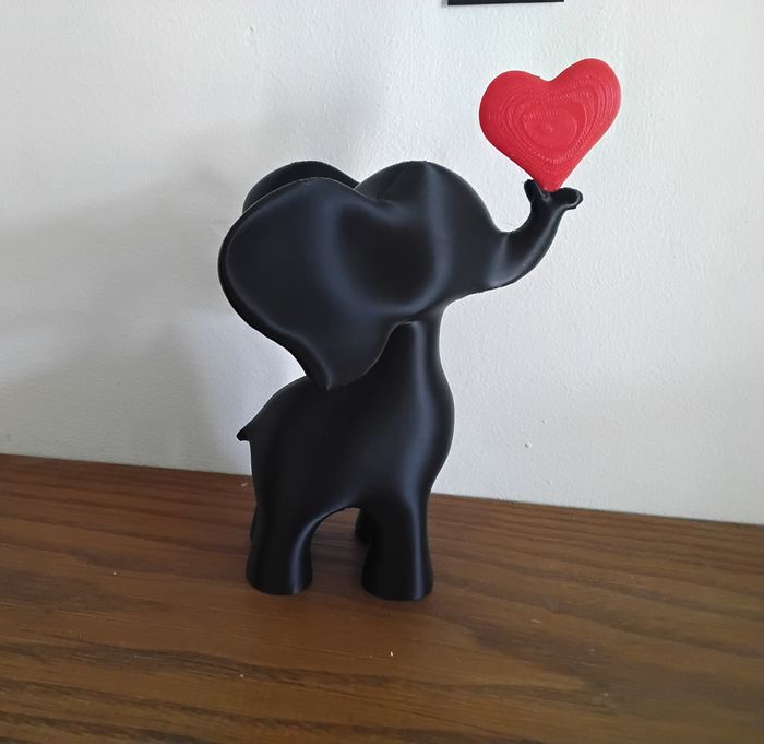 Décoration Éléphant love - photo numéro 2