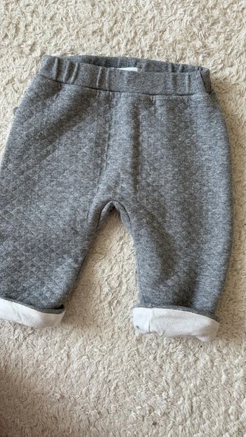pantalon gris épais