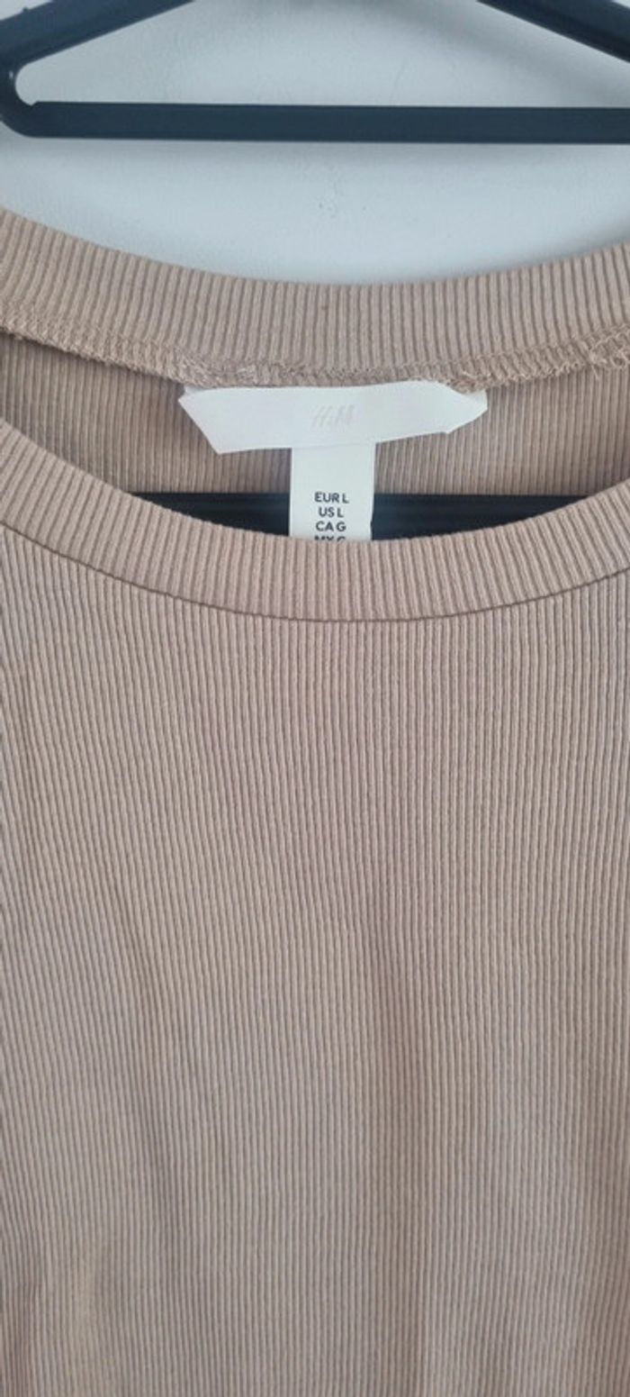 T-shirt beige - photo numéro 2