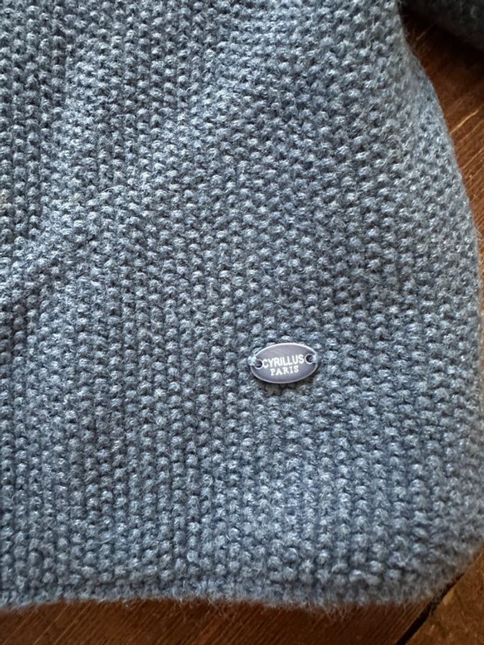 Manteau Cyrillus veste capuche bleu 6 mois - photo numéro 2